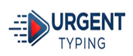 Urgent typing logo